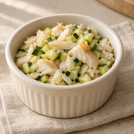 Láminas de tilapia con calabacita Láminas de tilapia con calabacita
