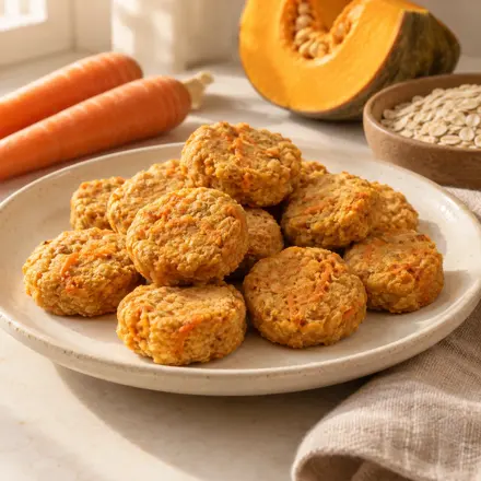 Galletitas de zanahoria y avena Galletitas de zanahoria y avena